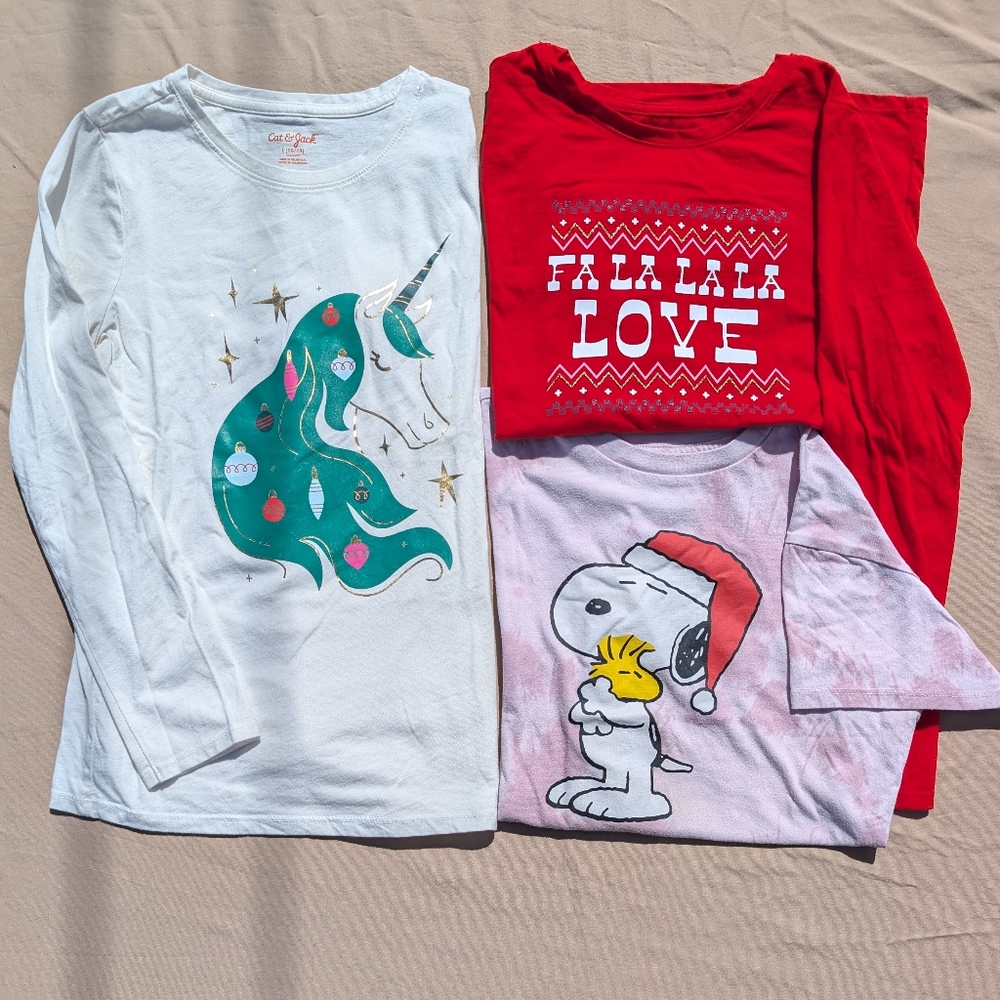 Holiday shirt bundle - 3 pc set
